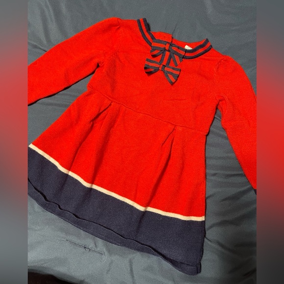 Janie and Jack Little Girls Long Sleeve Dress - Picture 2 of 4